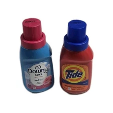 Tide Laundry Detergent 8oz & Downy Fabric Softener 10oz Pack Of 2 