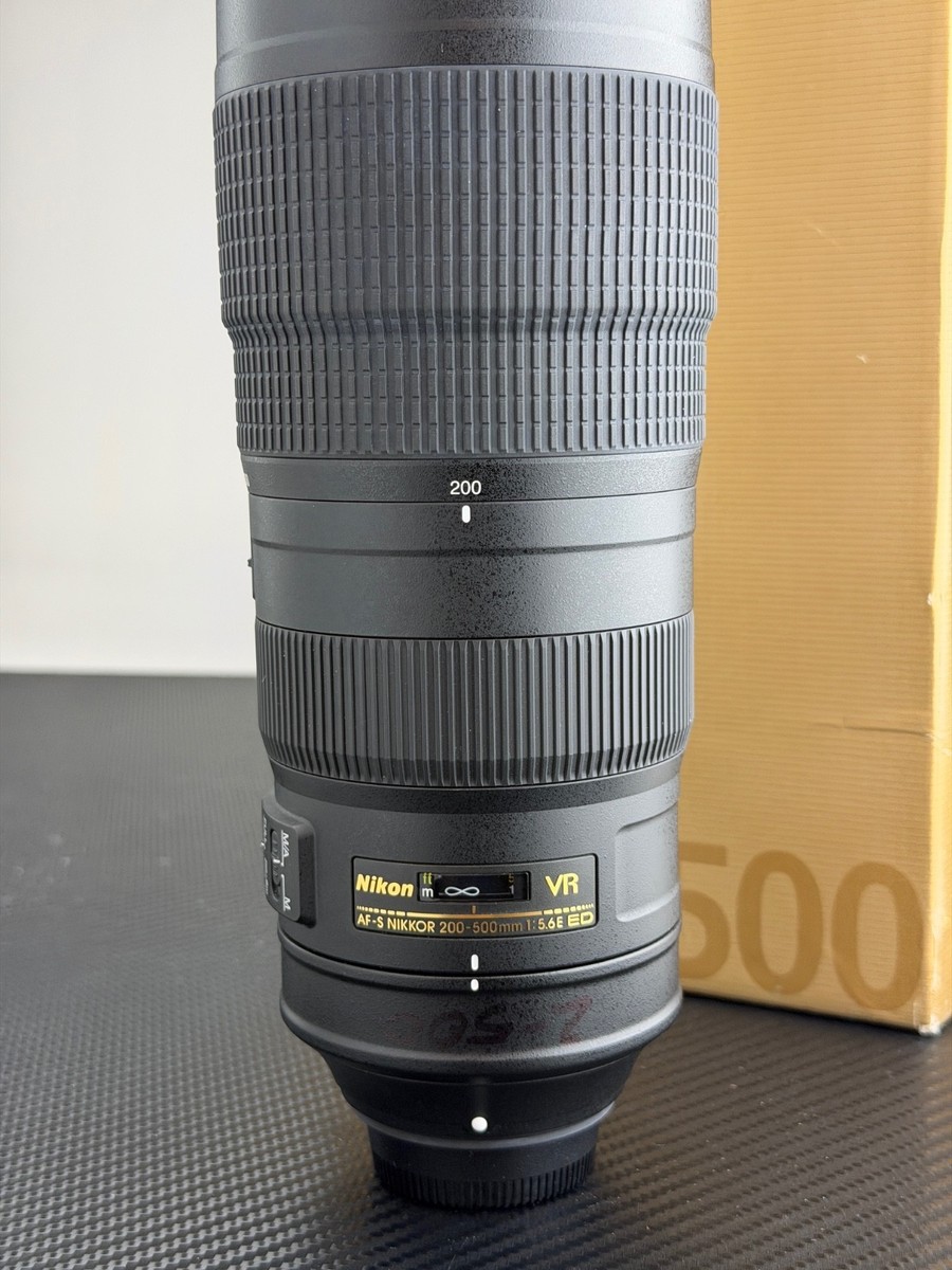 Nikon Nikkor AF-S 200-500mm f5.6 E ED VR lens | eBay