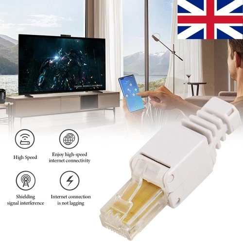 10-30X Cat5 RJ45 Network LAN Ethernet Male to Female Extension Cable Panel Mount