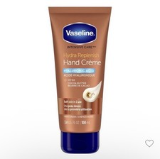 Vaseline Intensive Care Hydra Replenish Hand Creme Hyaluronic Acid 3.4 OZ Cream
