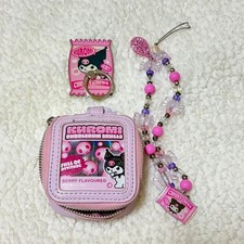 Sanrio Kuromi Earphone Case Phone Strap - SKINNY Dip, Used Strap, Ring Needs