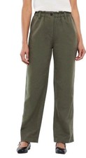 Gap Women's Size XL Green Easy Twill Pants Relaxed Fit Straight Leg New NWT
