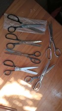 6 Pairs Of Vintage Scissors Some Branded Some Not See Pictures