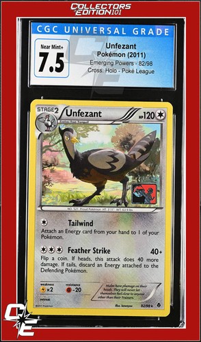 Unfezant graded CGC 7.5 for sale on eBay