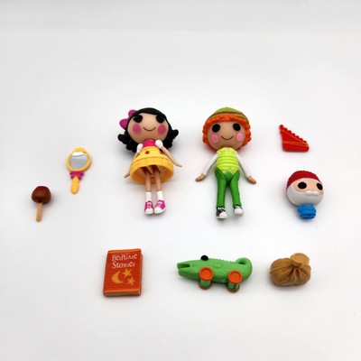 Lot of Lalaloopsy Mini Dolls w/ Accessory, Snowy Fairest, Peter R