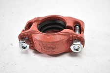 Victaulic Style 107N 2" Rigid Grooved Pipe Coupling w/ Gasket Ductile Iron