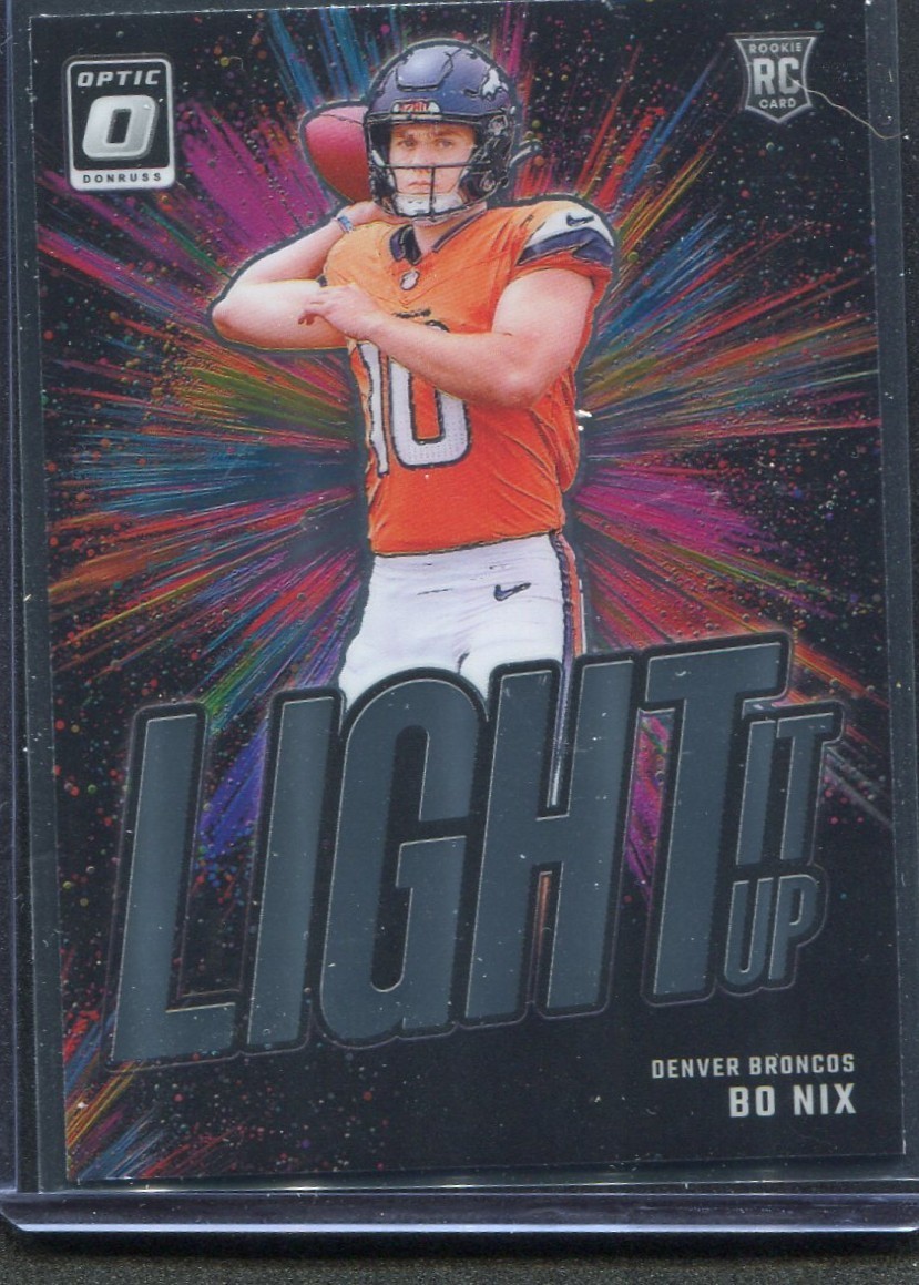 2024 Panini Donruss Optic - Light It Up Bo Nix #6 (RC)