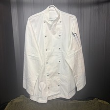 BRAND NEW, British Army Chefs Whites button Jacket Medium Cotton Poly Grade 1