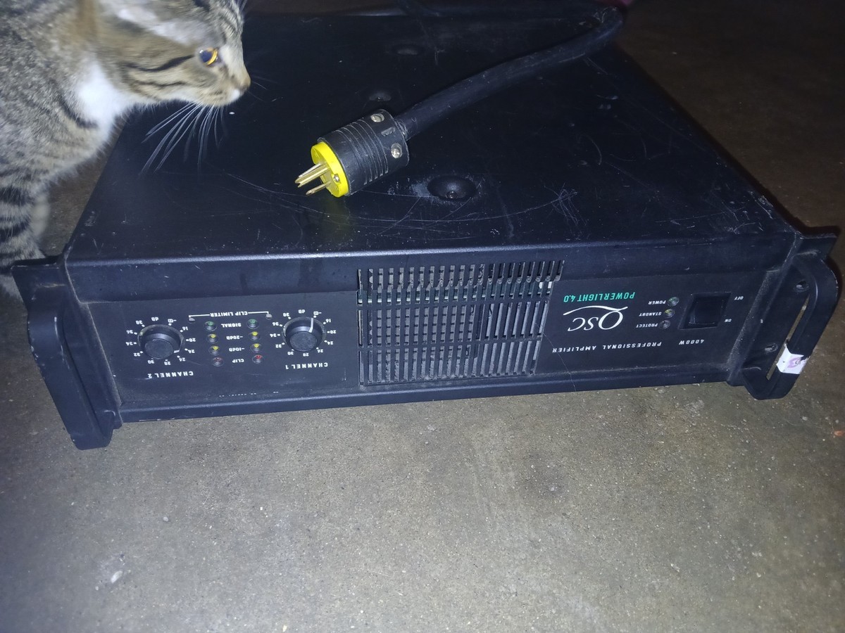QSC PowerLight 4.0 2-Channel Power Amplifier PL 4.0 | eBay