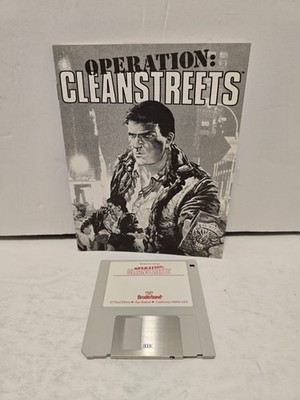 Operation CleanStreets w/ Manual 3.5'' Commodore Amiga