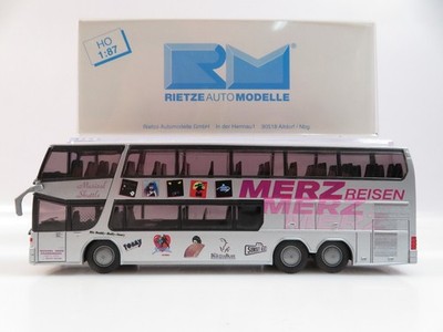 1:87 Rietze Setra S 328 DT Merz Reisen Musical Shuttle R-013 