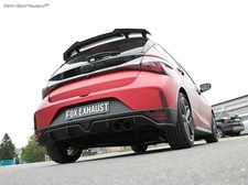FOX Edelstahl Sportauspuff mit Klappensteuerung für Hyundai i20 N Typ BC3 2x90mm
