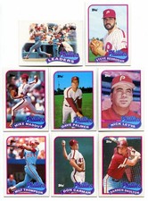 Lot Of (26) 1989 Topps Baseball Cards - Philadelphia Phillies