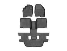 WeatherTech FloorLiner for 2017-2019 Ford Explorer - Full Set, Black