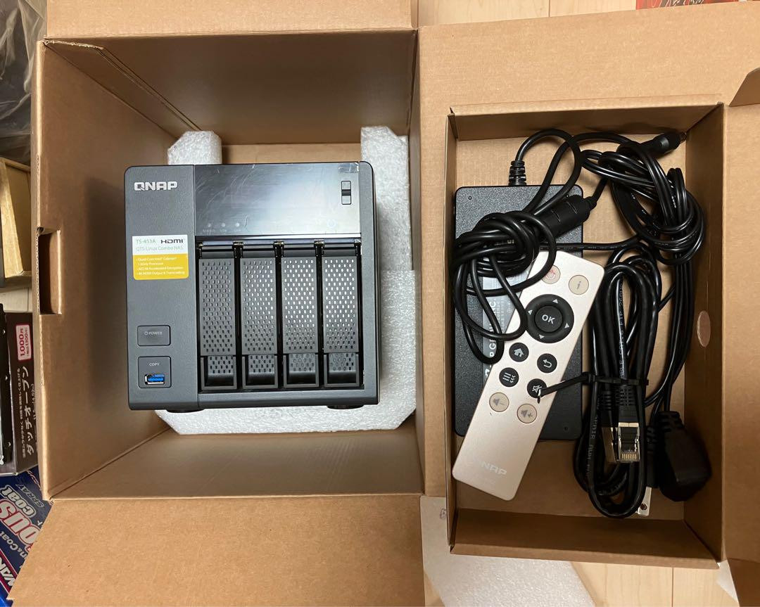 QNAP TS-453A NAS 16GB RAM 3TBx3 + 4TBx1 HDD | eBay QNAP TS-453A NAS 16GB RAM 3TBx3 + 4TBx1 HDD | eBay