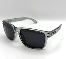 Oakley Holbrook Sunglasses Gray Frame Black Lens With Box, Case,  Accessories