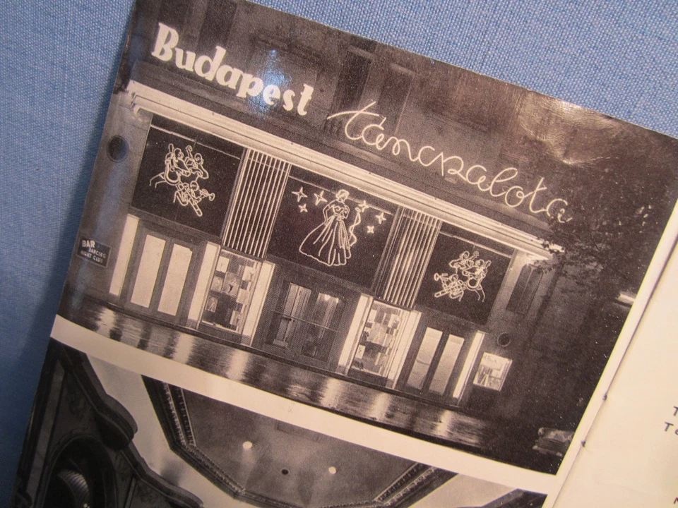 VARIETE BUDAPEST PROGRAMM 1966 TANZPALAST EROTIK BURLESQUE STRIPTEASE NACHTLOKAL - Bild 4 von 4