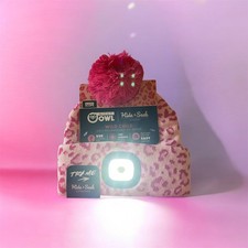 Kids Night Owl Rechargeable LED Beanie  Pink  Great for night time play
