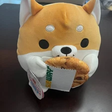 Zuru SNACKLES Series Wave 2 Collectible Plush SHAUN Dog Subway Cookie 8”inch New