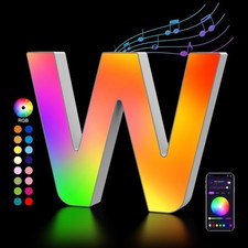 Light Up Letters LED Letter - Marquee Letters Room Decor Wall Art Bedroom Gra...