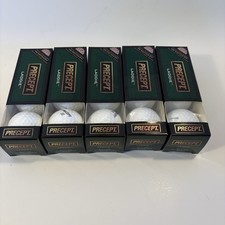 Precept Laddie 15 White Golf Balls New In Box NIB 5 sets of 3