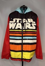 Disney Star Wars Women  s Rain Jacket Size Large