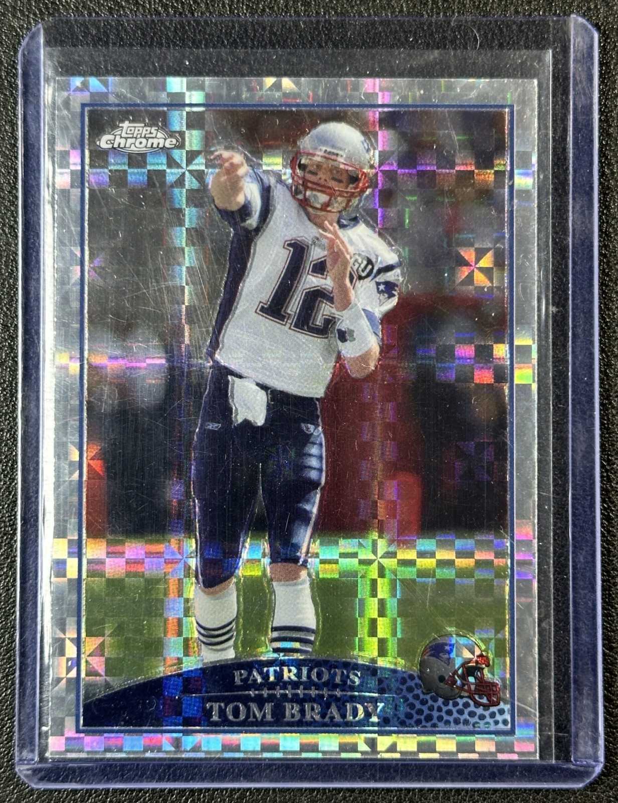 TOM BRADY 2009 TOPPS CHROME #TC70 XFRACTOR REFRACTOR PATRIOTS