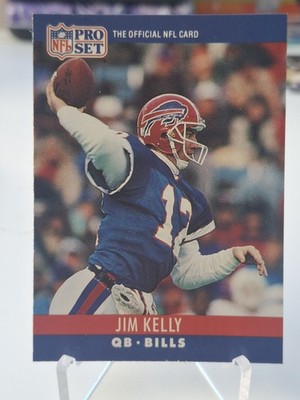 1990 Pro Set Football #40 Jim Kelly Buffalo Bills