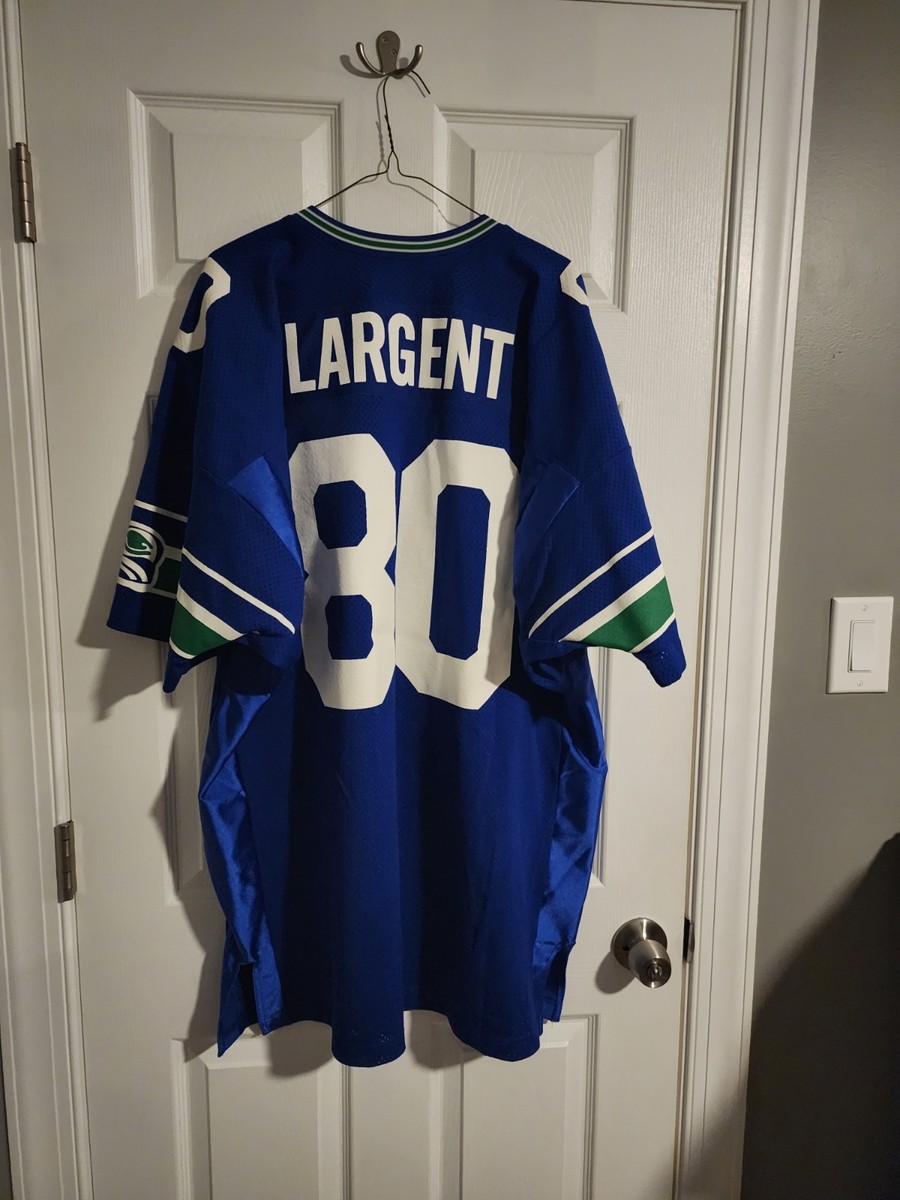 100% Authentic Steve Largent Mitchell & Ness 1985 Seahawks Jersey