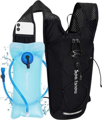 sportsnew Hydration Backpack with 2L Water Bladder, 6L Lightweight Water Backpac