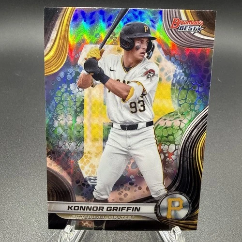 2024 KONNOR GRIFFIN TRUE ROOKIE CARD BOWMANS Best REFRACTOR TP-25 Pirates