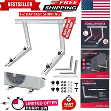 Outdoor Wall Bracket - Mini Split Mounting Bracket - Ductless Air Conditioner...