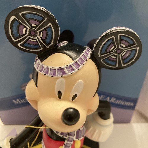 MICKEY MOUSE InspEARations RESIN CAST FIGURINE 17802 "Filmic Mickey " New in Box - Picture 3 of 15
