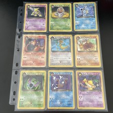 Vitange Pokemon Komplett Non Holo Team Rocket Set - 65 Karten - 18-82 - LP/NM