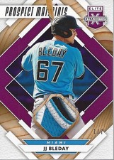 2020 Elite Extra Edition Prospect Materials Purple #22 JJ Bleday /7 - BB