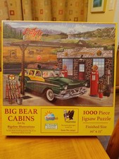 SunsOut Jigsaw Puzzle 1000 Piece " Big Bear Cabins "