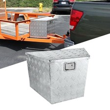 Caja de herramientas de aluminio de 29" para camioneta pickup remolque almacenamiento de herramientas