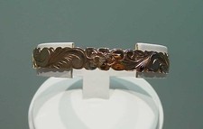14K ROSE GOLD 10MM CUSTOM MADE HAWAIIAN PRINCESS BANGLE