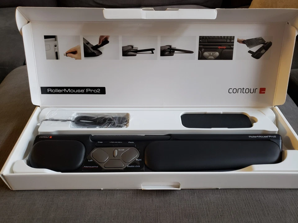 Brand New! Contour RollerMouse Pro 2 Model RM-PRO2-BLK - New In Box! - Image 3 of 4