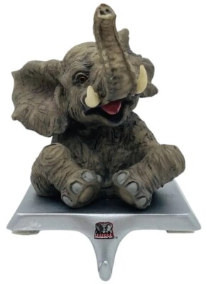 Alabama Crimson Tide Big Al Stocking Hanger by Ridgewood Collectibles-RARE-New
