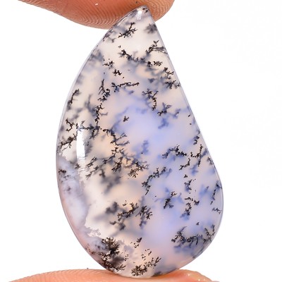 29.45 Cts 100% Natural Designer Dendrite Opal Fancy 20X35 MM Cab Loose Gemstone