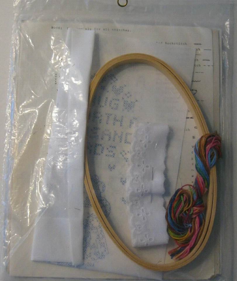 Colortex: Kit Punto de Cruz Estampado "Un Abrazo vale Mil Palabras" NUEVO Foto 2 de 4