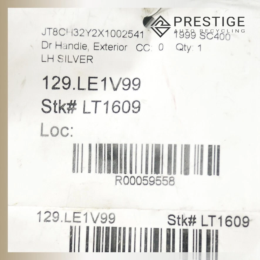 Manija de puerta exterior delantera izquierda Lexus SC300/SC400 1998-2000 69220-24030-B1 Foto 4 de 4