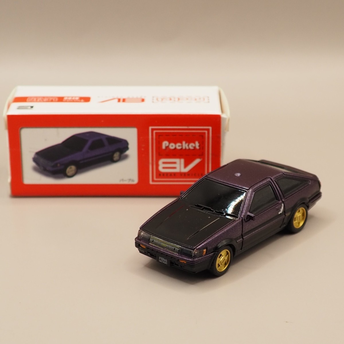 Toyota AE86 Corolla Levin Pocket Break Vehicle Mini Car Japan Z822