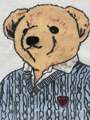 【新品】レア　Ralph Lauren POLO BEAR ビーチタオル RARE! GUC RALPH LAUREN *Polo BEAR Large BEACH TOWEL Vintage GOLF