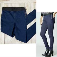 Karen Millen Jeggings Skinny Jeans Womens Size 4 Stretch Denim Dark Wash