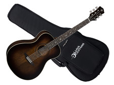 Luna Artist Vintage Folk Distressed Acoustic Guitar New W/ Light Case