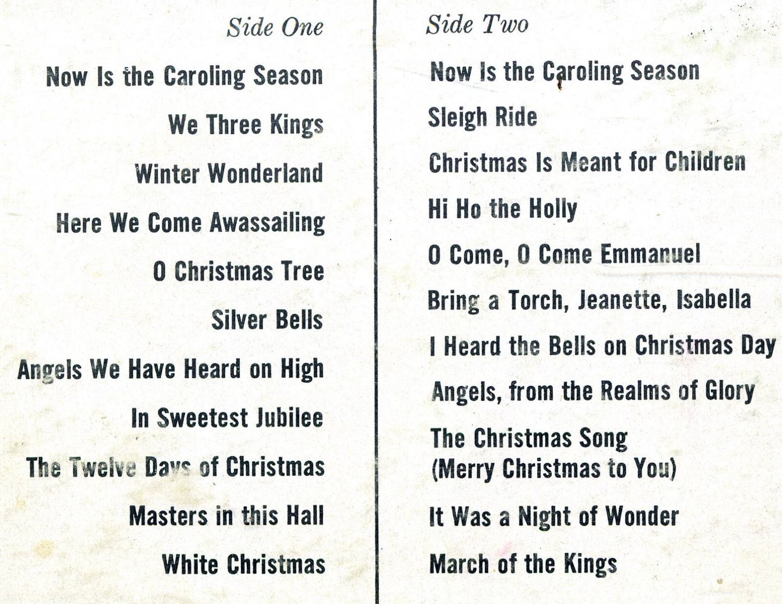Fred Waring The Pennsylvanians NOW IS THE CAROLING SEASON 33 LP VG fred-waring-the-pennsylvanians-now-is-the-caroling-season-33-lp-vg