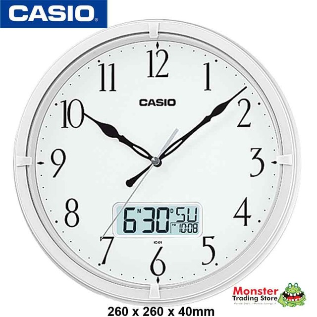 casio analog wall clock