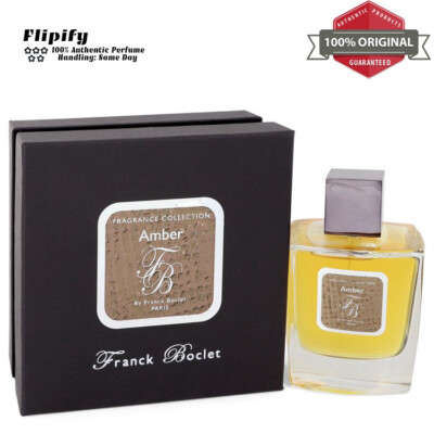 Franck Boclet Amber Cologne 3.4 oz EDP Spray (Unisex) for Men by Franck Boclet